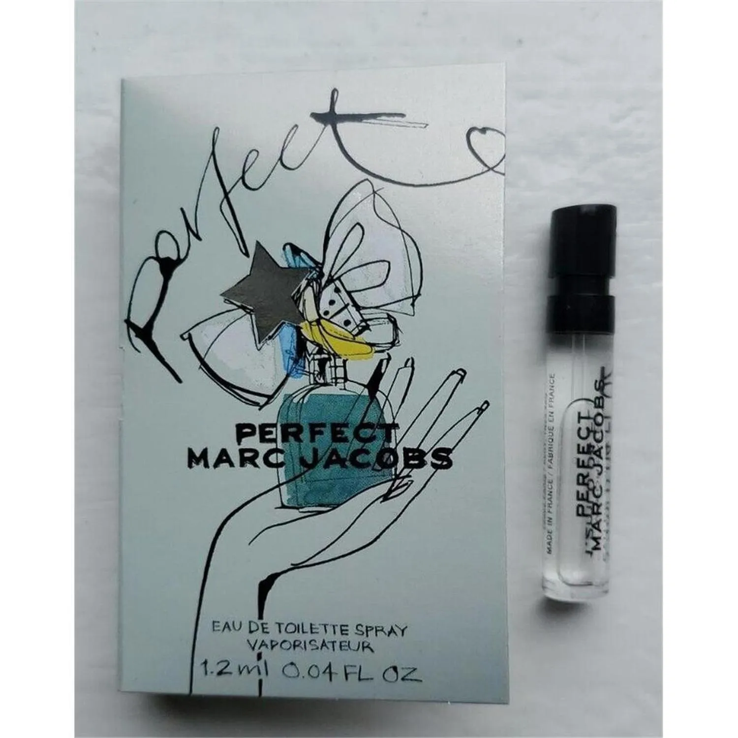 1.2 ml Perfect EDT Spray Vial On Card