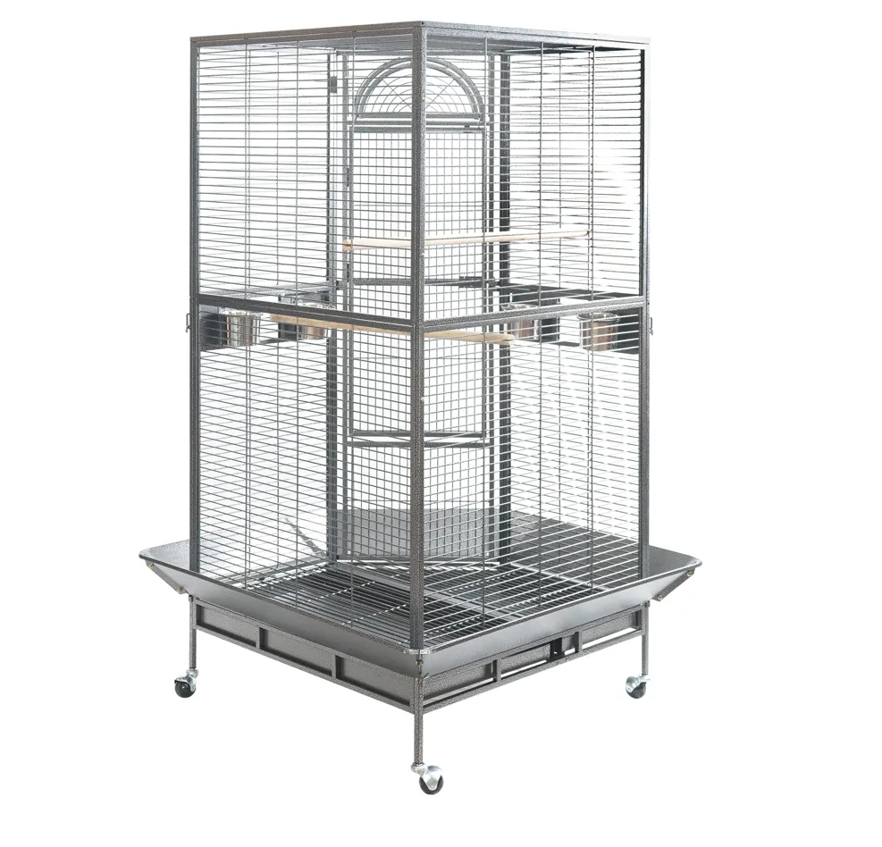 161cm XL Corner Bird Cage Pet Parrot Aviary with Castor Wheel