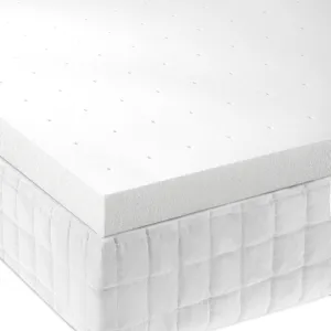 2 Inch Memory Foam Mattress Topper for Ultimate Comfort, Pressure Relief & Breathable Sleep Support