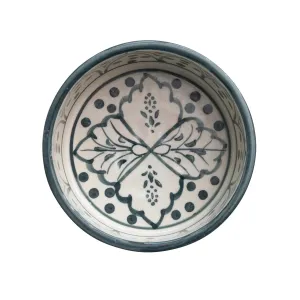 2.75 Cup Blue   Cream Pet Bowl