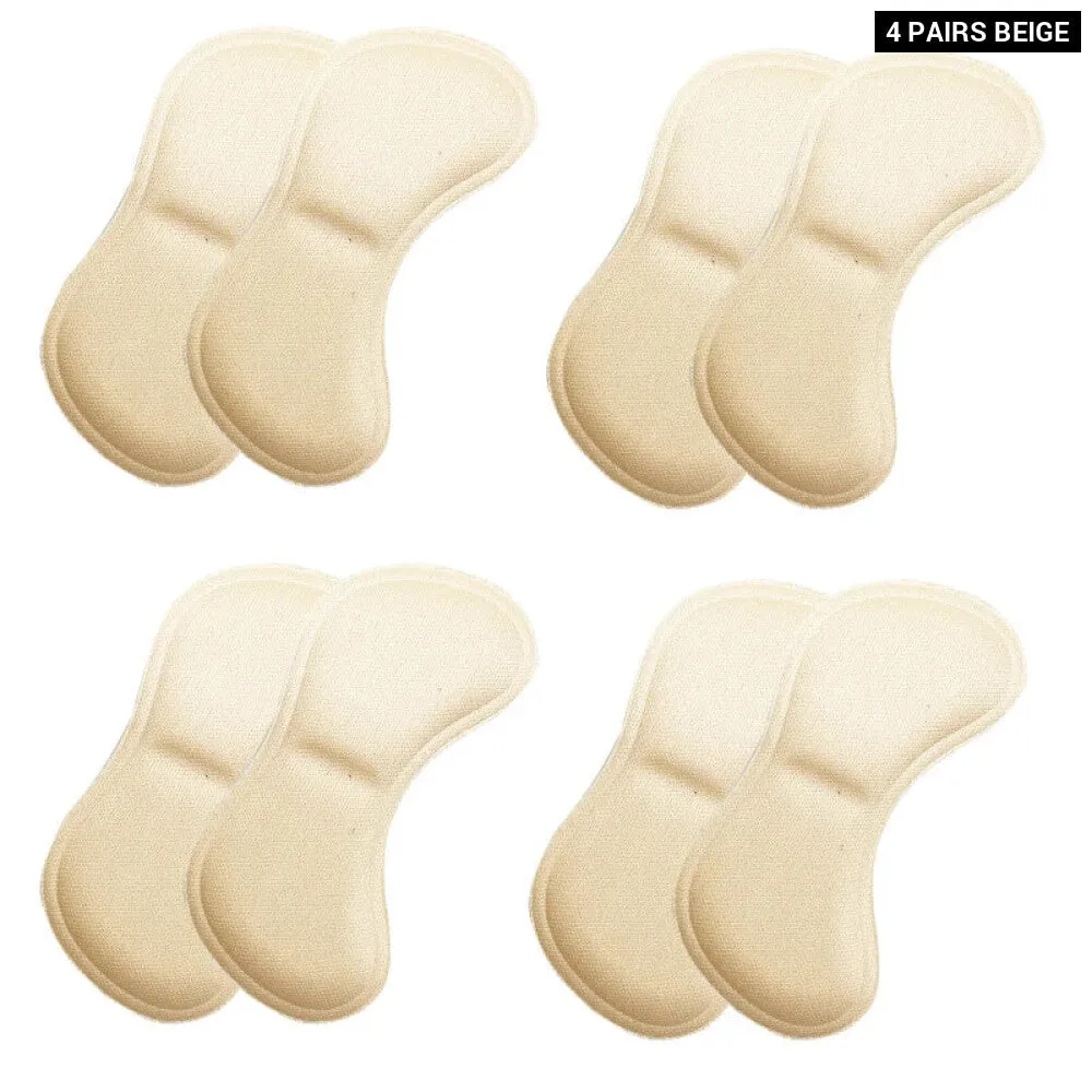 4 Pairs Heel Insoles for Pain Relief and Protection