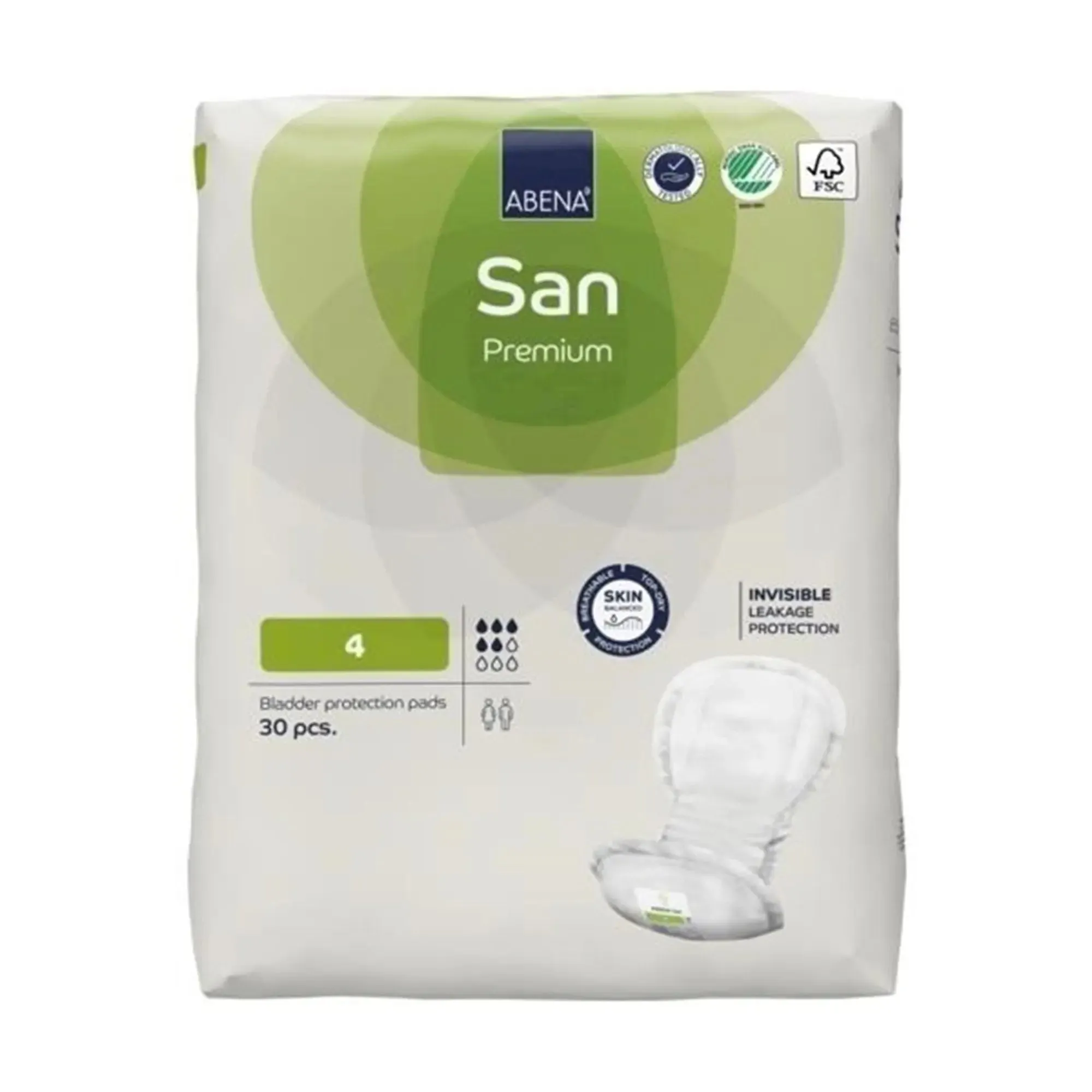 Abena® San Premium Bladder Protection Pads, Size 4