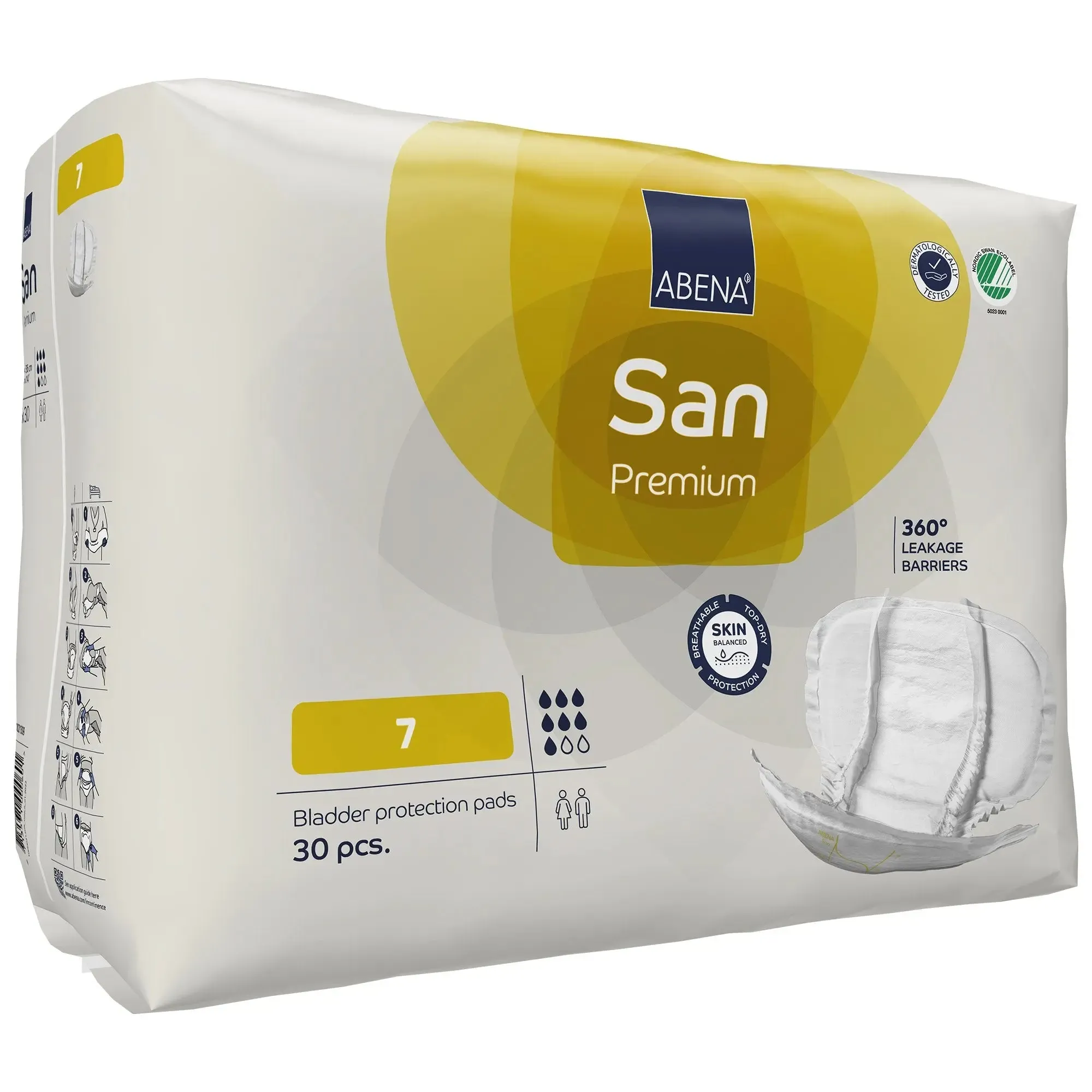 Abena® San Premium Bladder Protection Pads, Size 7