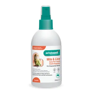 Aristopet Bird Mite and Lice Spray 250ml