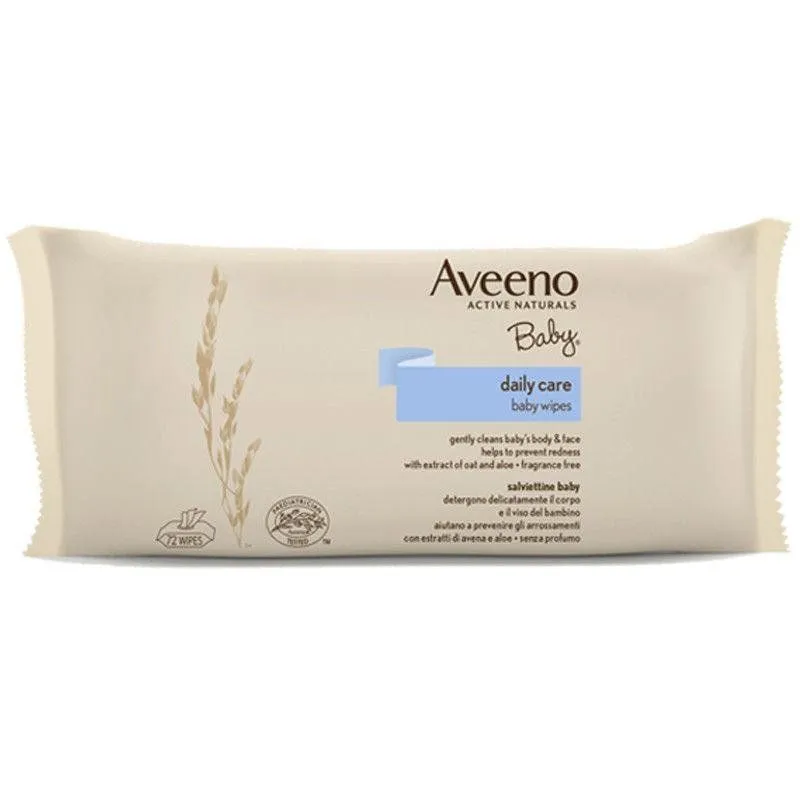 Aveeno Baby Daily Care Wipes x 72