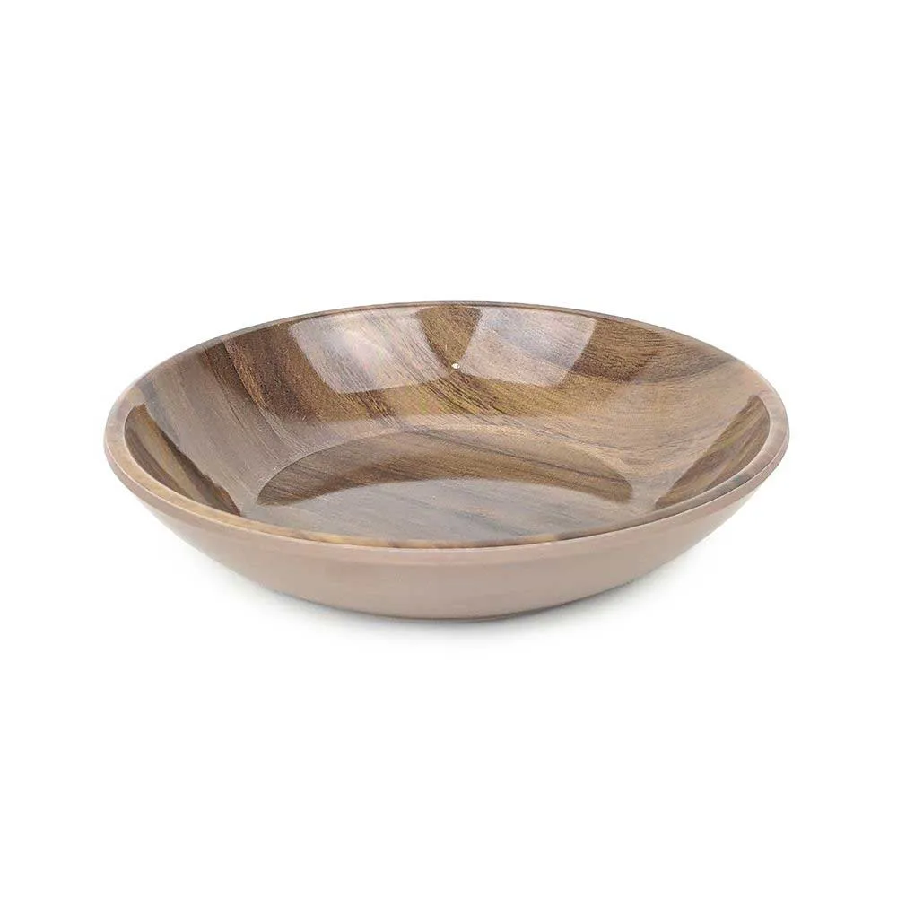 Barkley & Bella Melamine Cat Bowl Acacia Wood