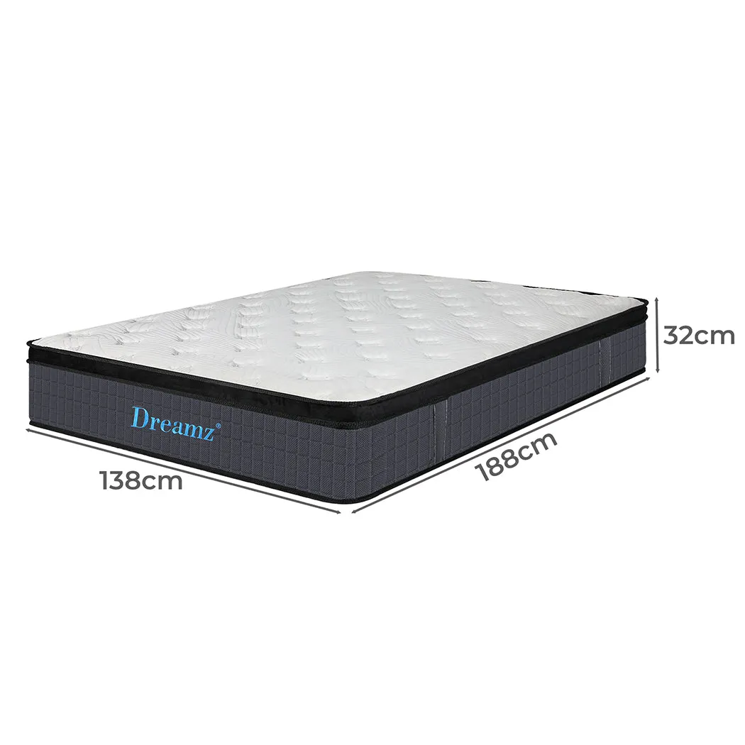 Besiana 32cm Mattress Spring Premium Bed Top Foam Medium Firm - Double