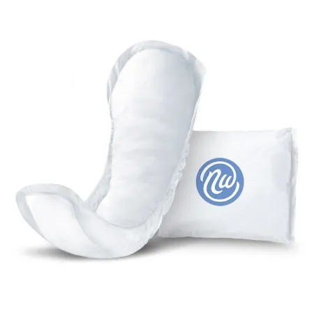 Bladder Control Pad Nexwear Maximum Long 13-3/4 Inch Length Heavy Absorbency Super Absorbent Core One Size Fits Most - Valrico LLC  Mfr# 1990