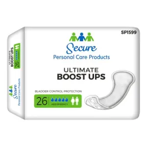Booster Pad TotalDry™ Ultimate Boost Ups 16-1/2 Inch Length Moderate Absorbency Polymer Core One Size Fits Most - Secure Personal Care Products  Mfr# SP1599