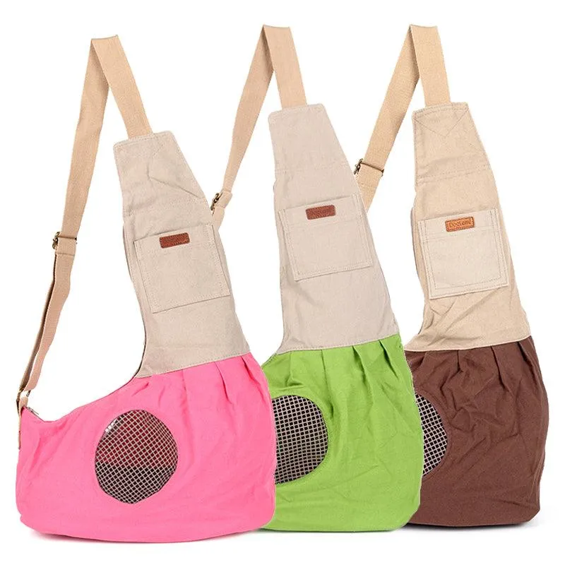 Breathable Canvas Crossbody Carrier