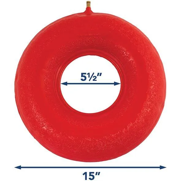 Carex Inflatable Rubber Invalid Cushion 15" x 3"