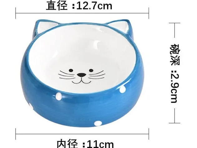 Cat Ceramic Bowls As Photo 12.7*12.5*4.5Cm Design 2