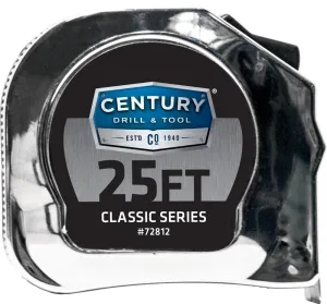 Century Drill And Tool 25ft. Classic Series Tape Measure (25' X 1")