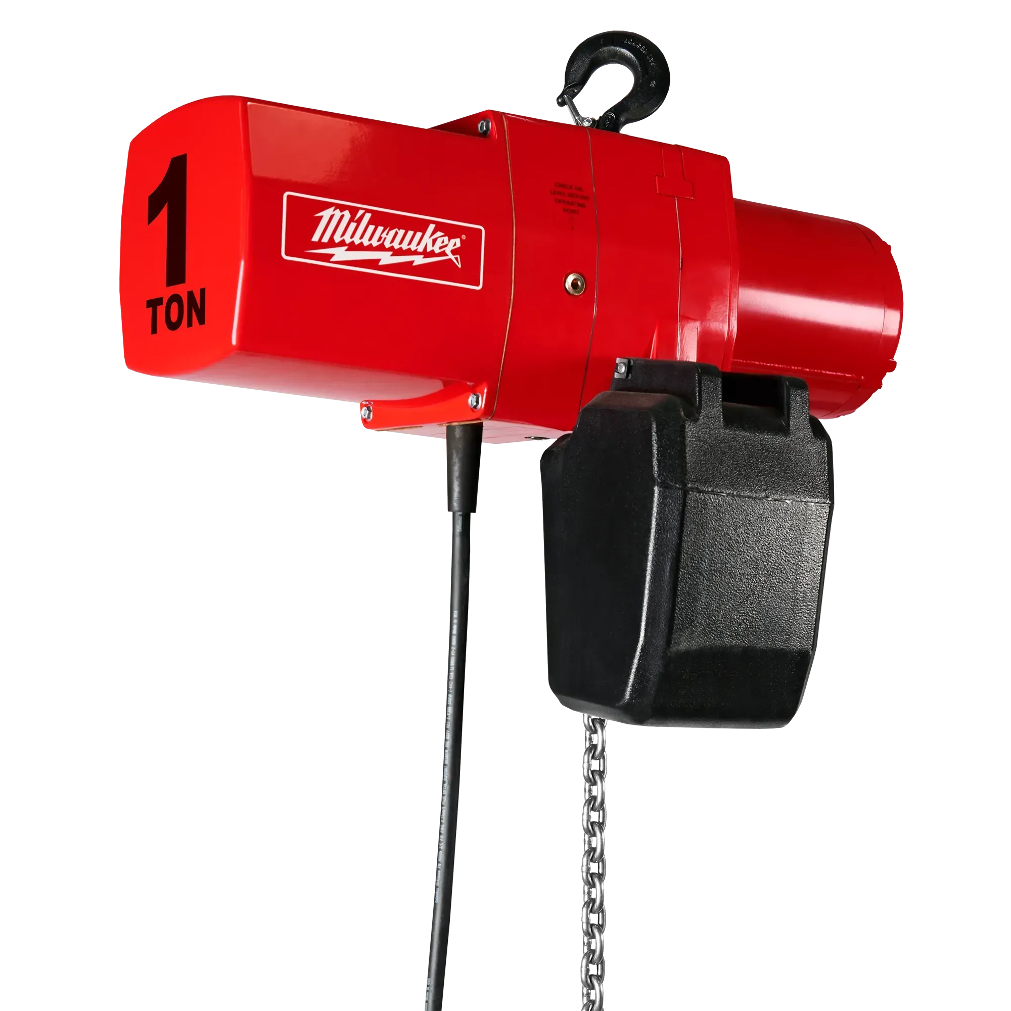 Chain Hoist - Milwaukee Electric 1 ton Chain Hoist, Various Lengths