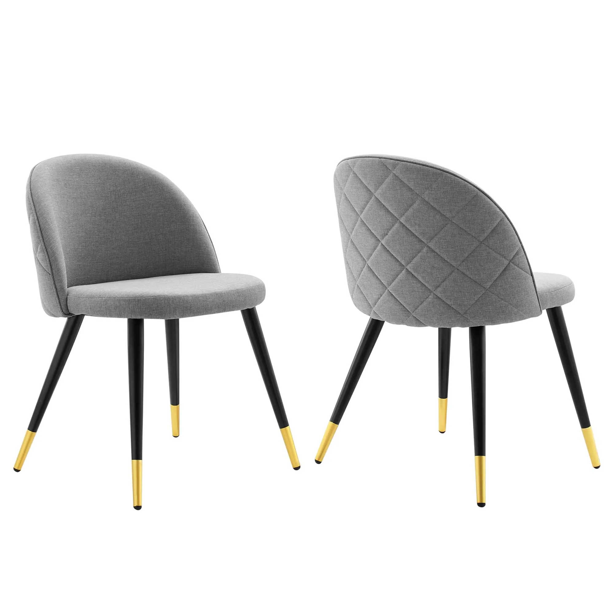 Cordial Upholstered Fabric Dining Chairs - Set of 2 by Modway