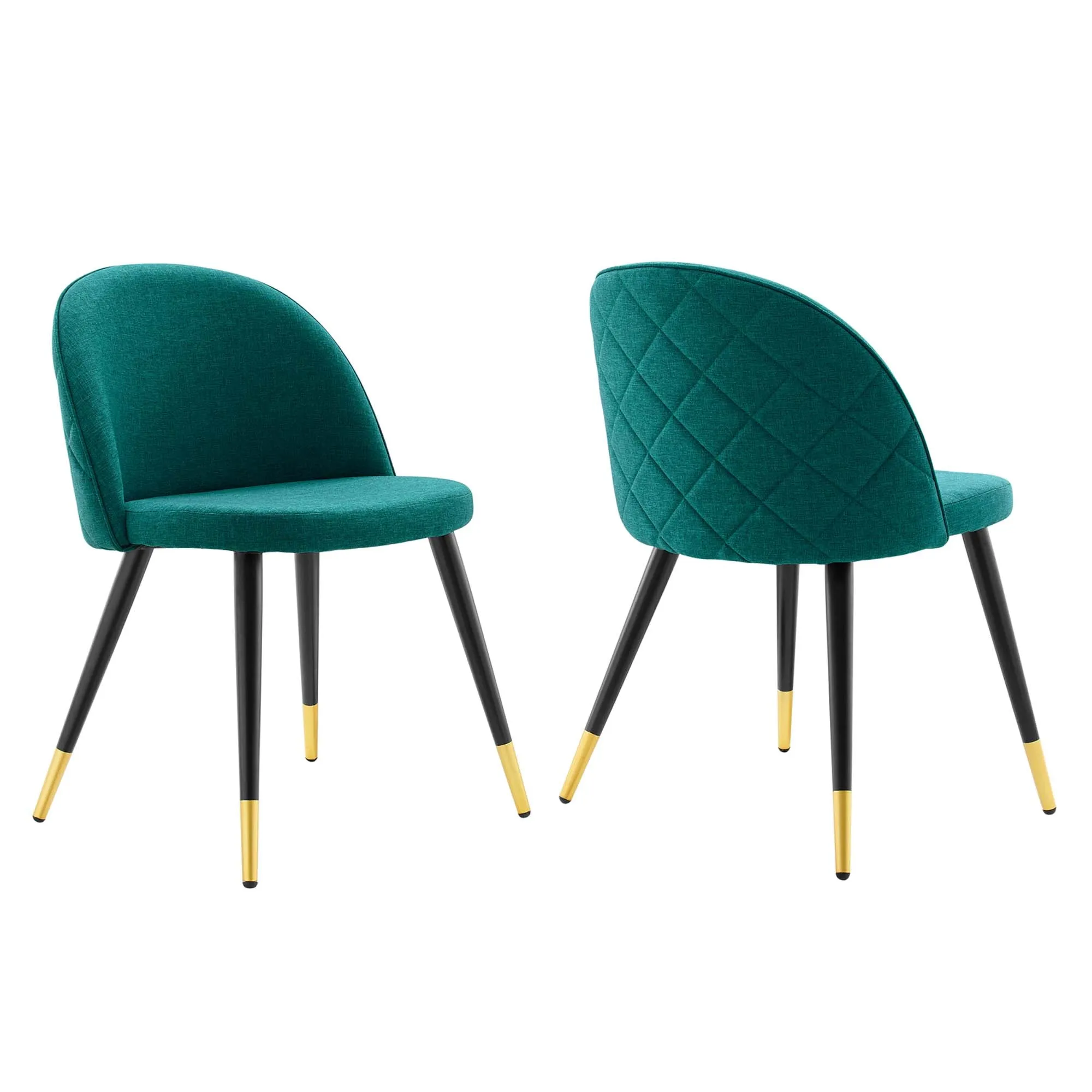 Cordial Upholstered Fabric Dining Chairs - Set of 2 by Modway