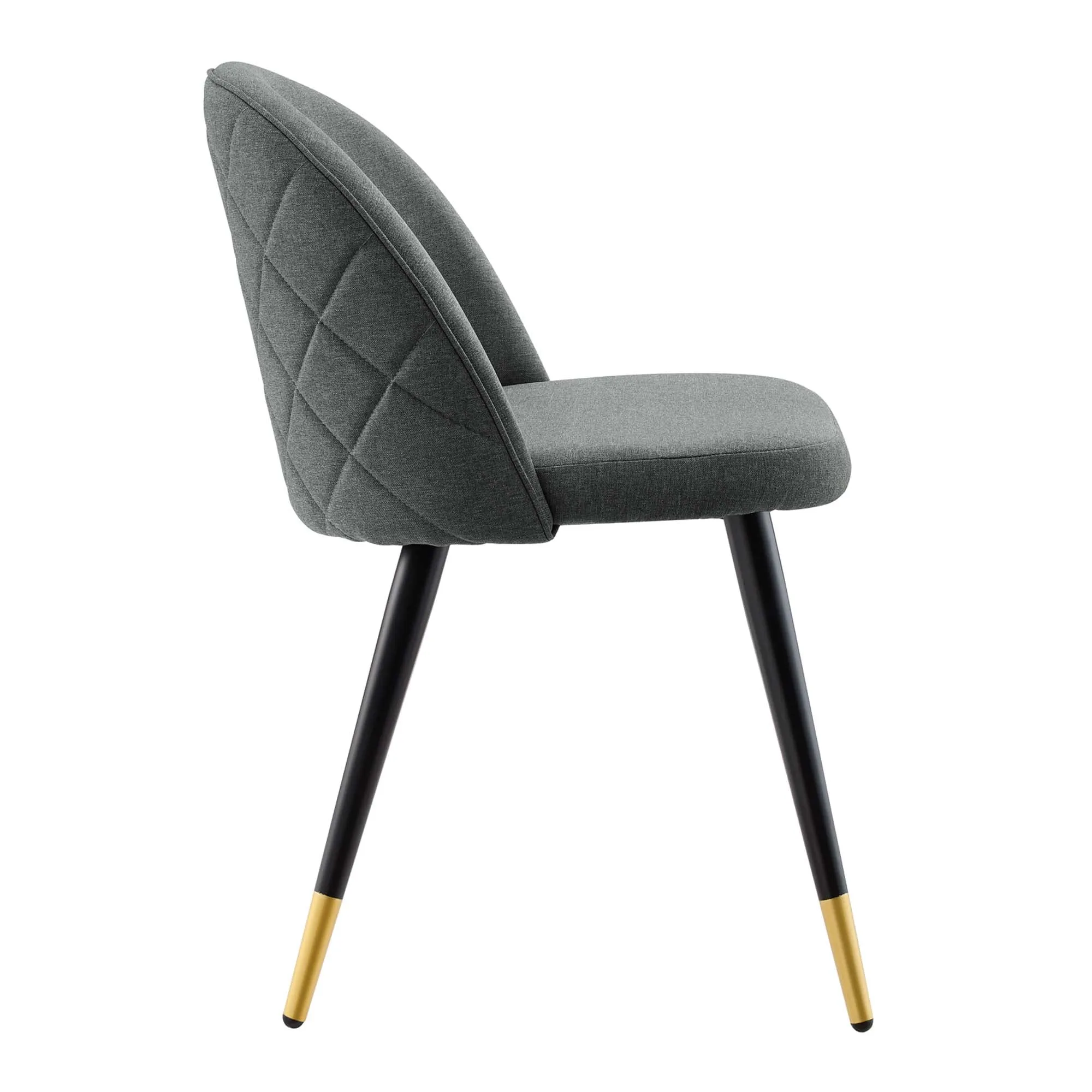 Cordial Upholstered Fabric Dining Chairs - Set of 2 by Modway