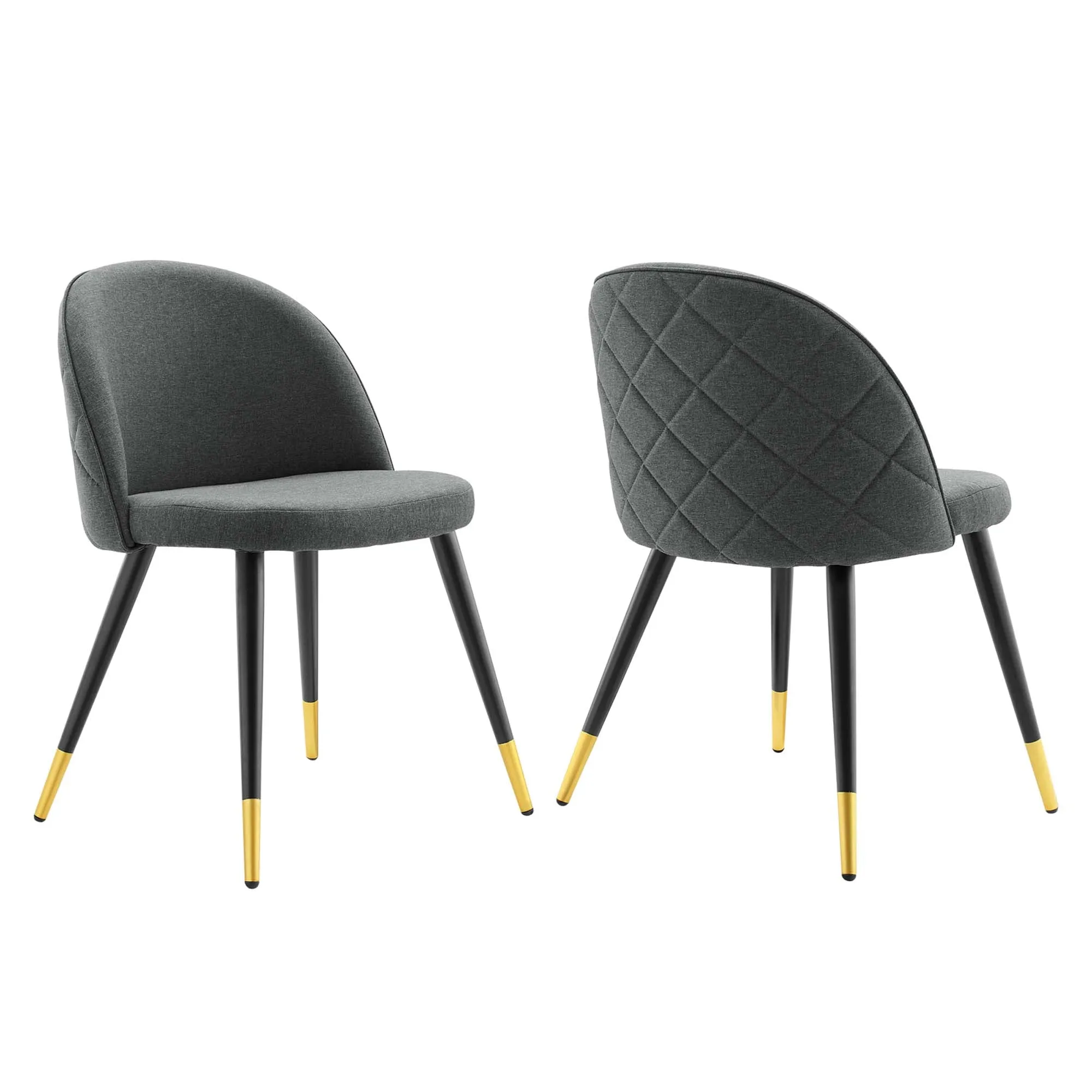 Cordial Upholstered Fabric Dining Chairs - Set of 2 by Modway