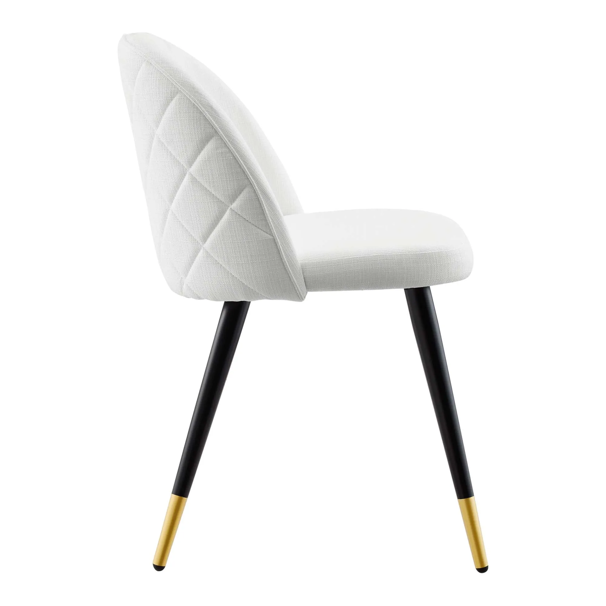 Cordial Upholstered Fabric Dining Chairs - Set of 2 by Modway