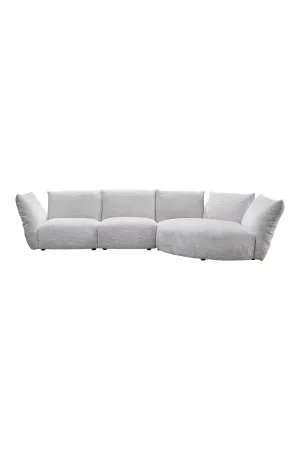 Cream Upholstered Sofa | OROA Loyd
