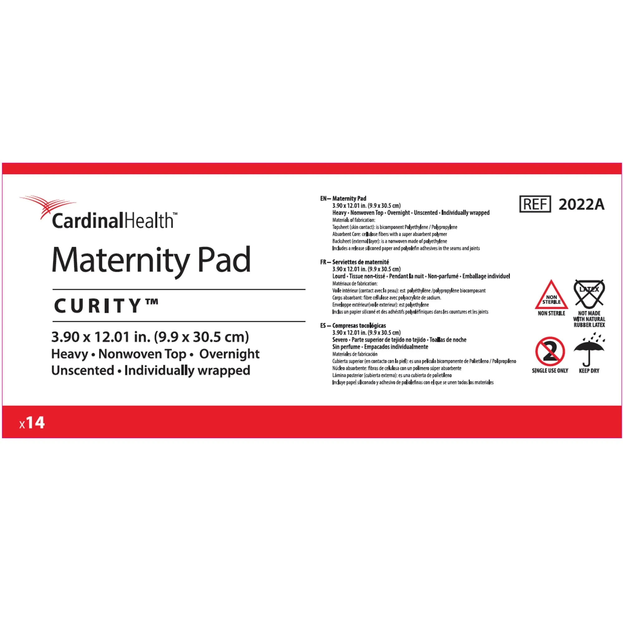 Curity OB / Maternity Pad Super Absorbency
