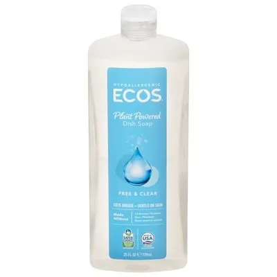 Earth Fr Dishmate Free Clear 6/25 OZ [UNFI #50536] T