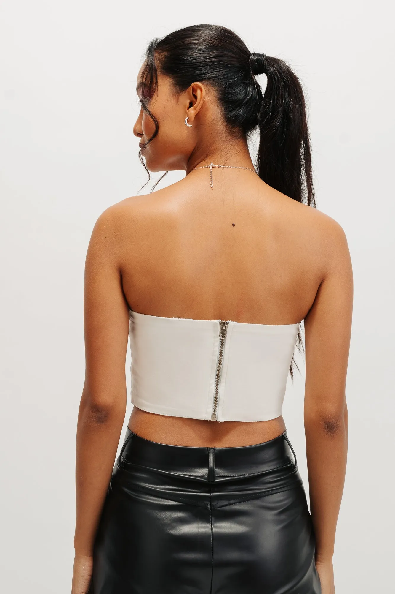 Embezzled White Top