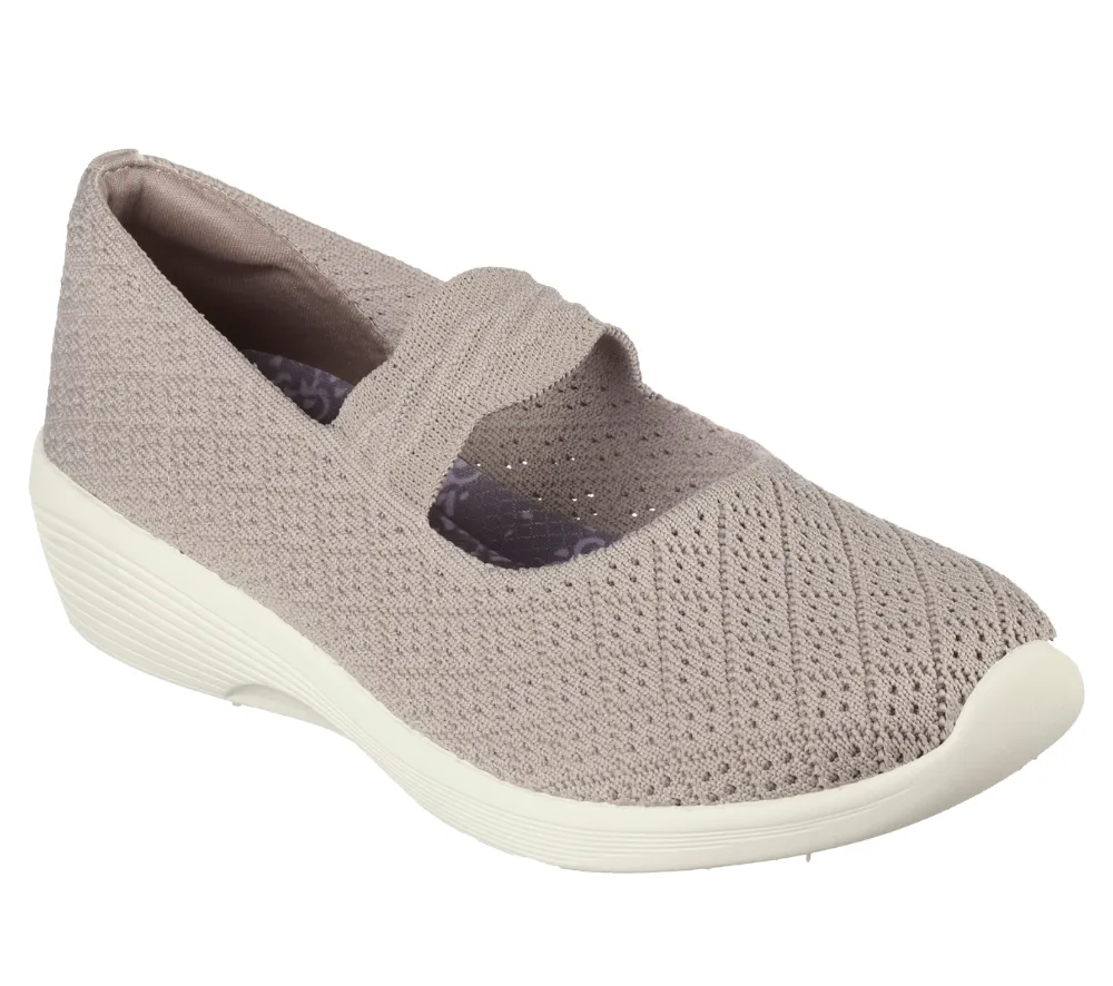 Espadrile sport, dama, SKECHERS ARYA- THAT'S SWEET 158565-TPE taupe, textil