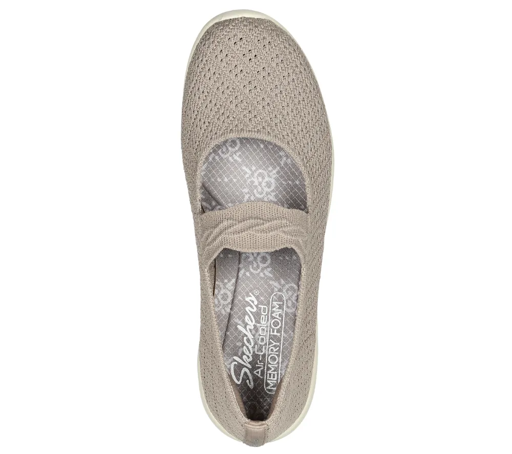 Espadrile sport, dama, SKECHERS ARYA- THAT'S SWEET 158565-TPE taupe, textil