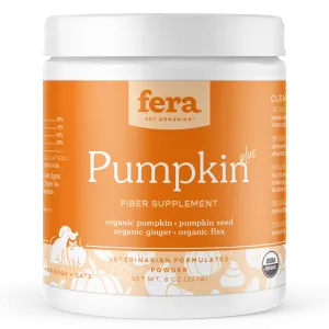 Fera Pet Organics Dogs & Cats Pumpkin Plus Fiber Supplement 8oz