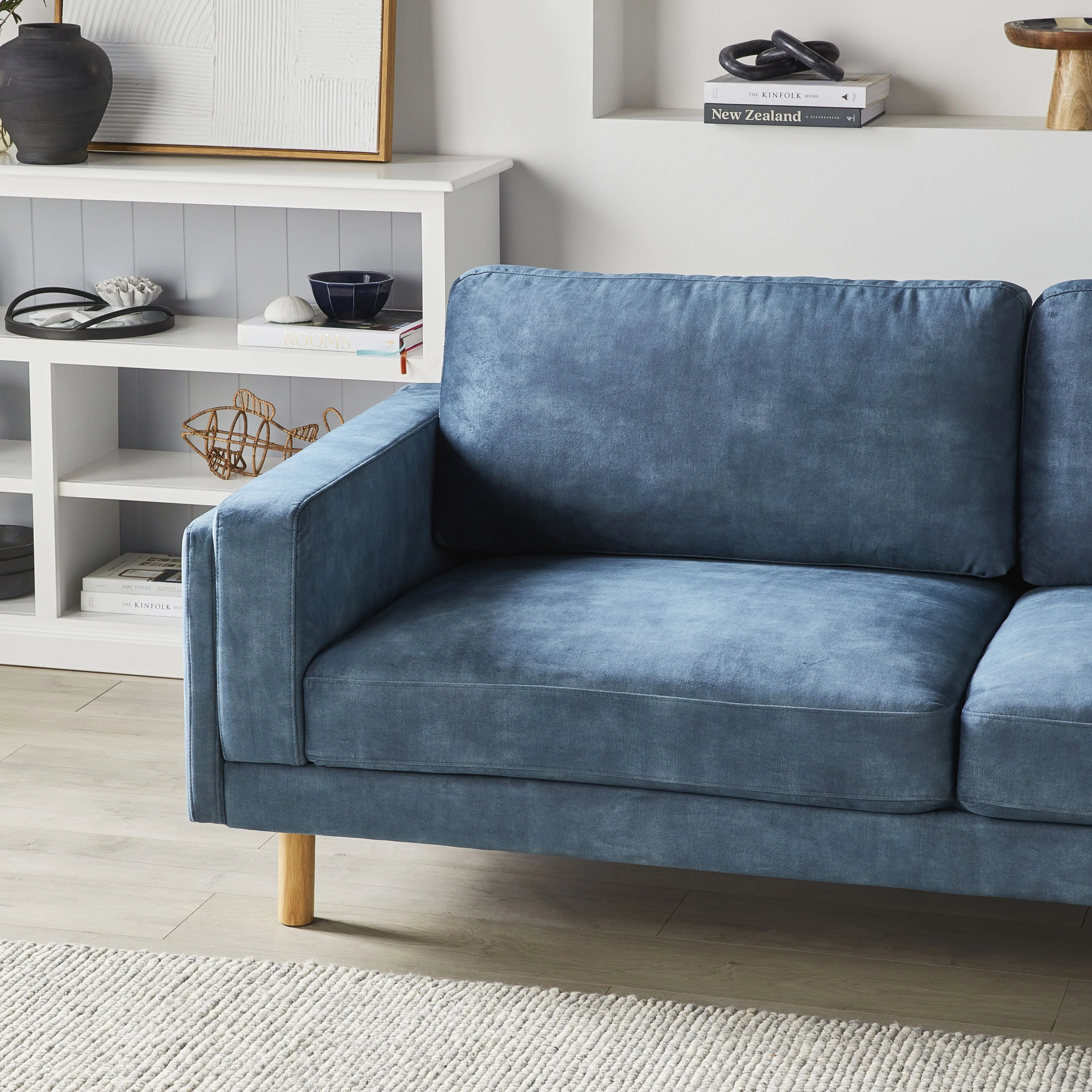 Finch 3 Seater Sofa Haven Denim