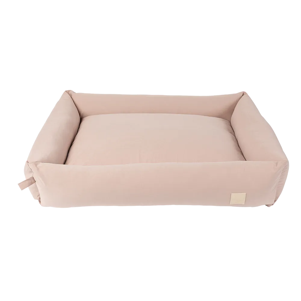 Fuzzyard Pet Bed Premium Lounge Life Soft Blush L