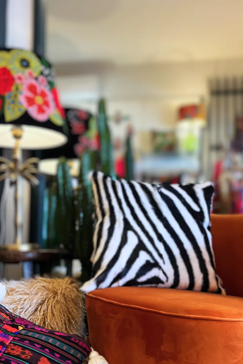 Goat Fur Cushion By Darcy & Duke