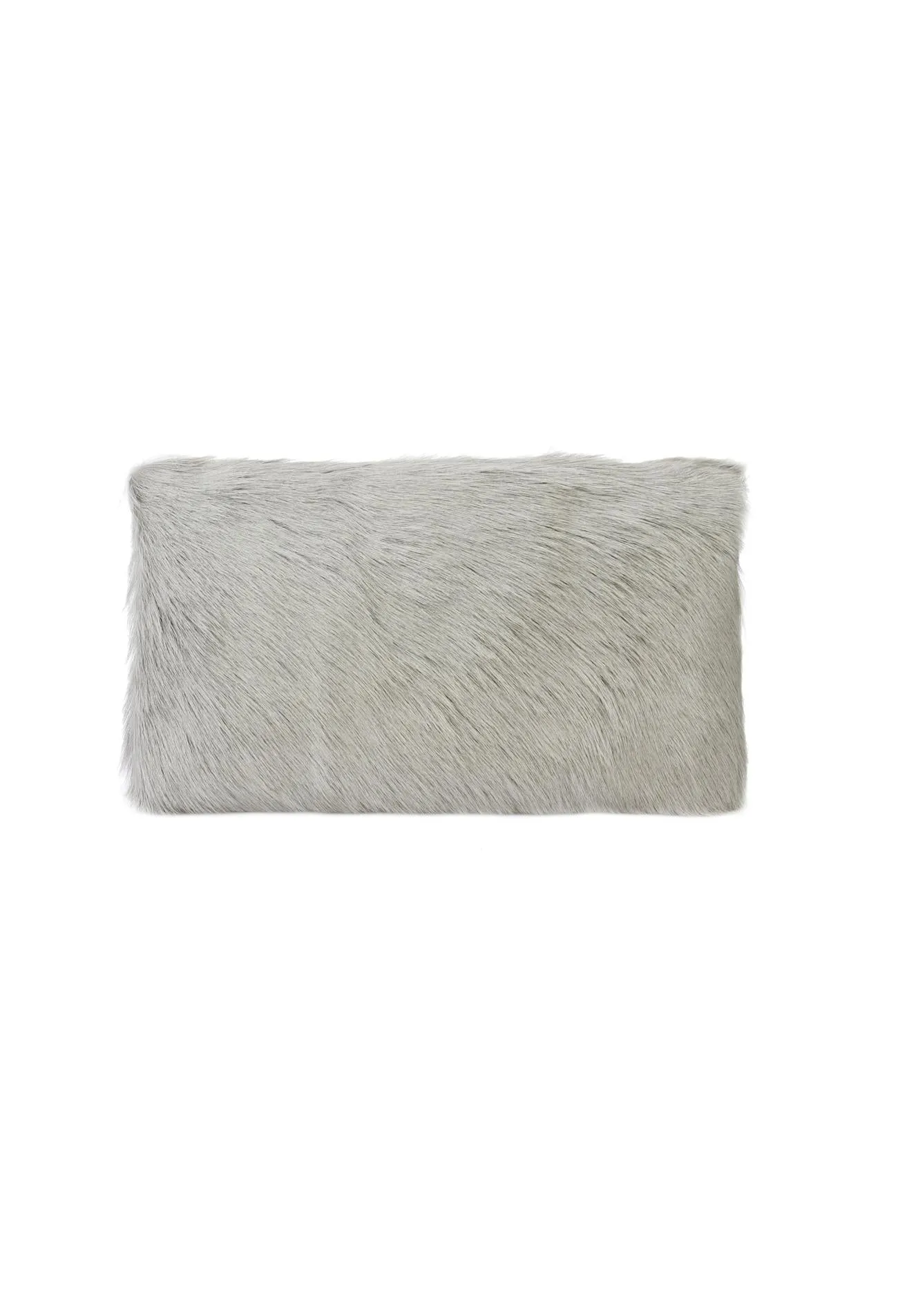 Goat Fur Cushion - Grey