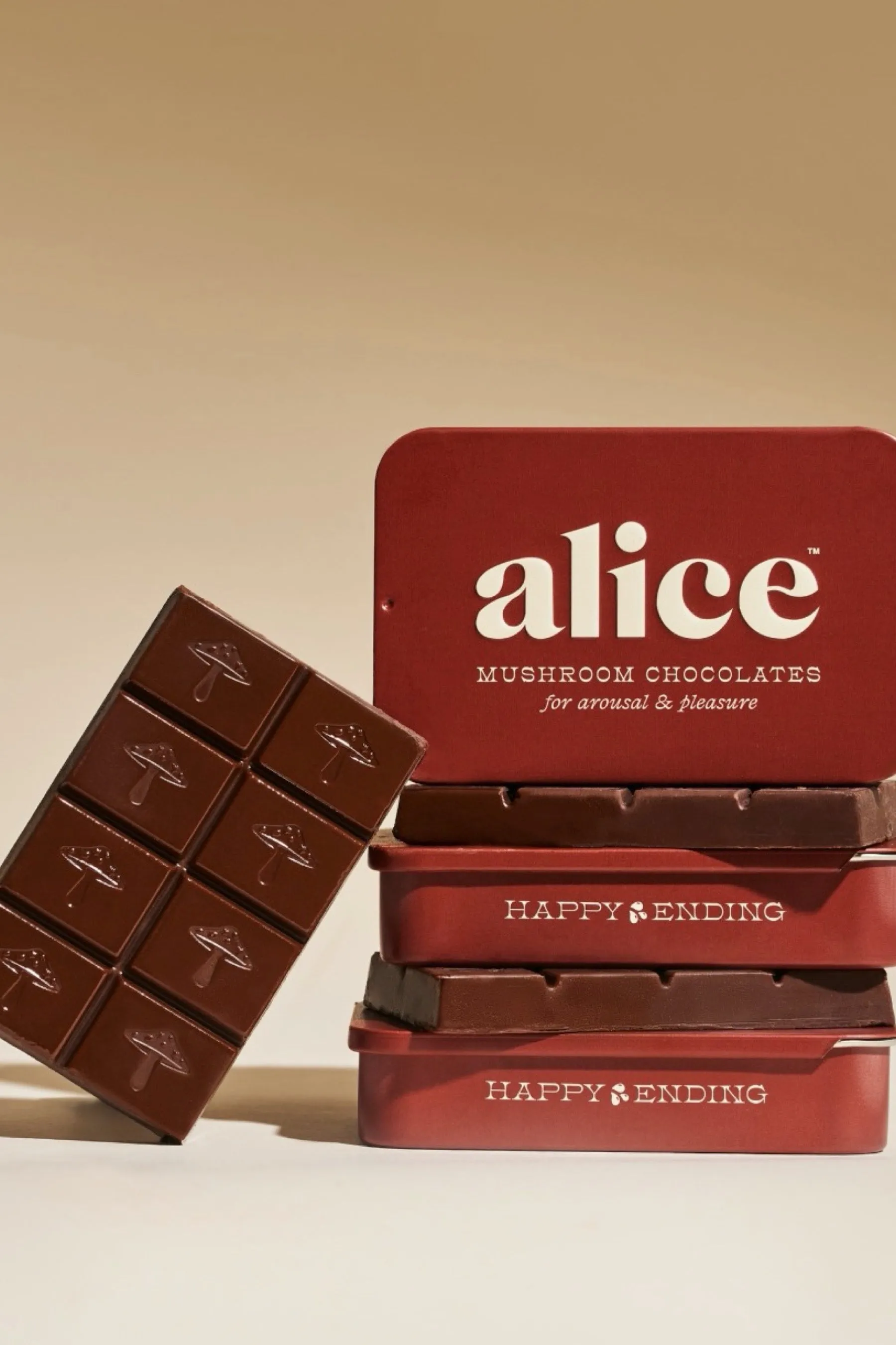 Happy Ending Mushroom Chocolate