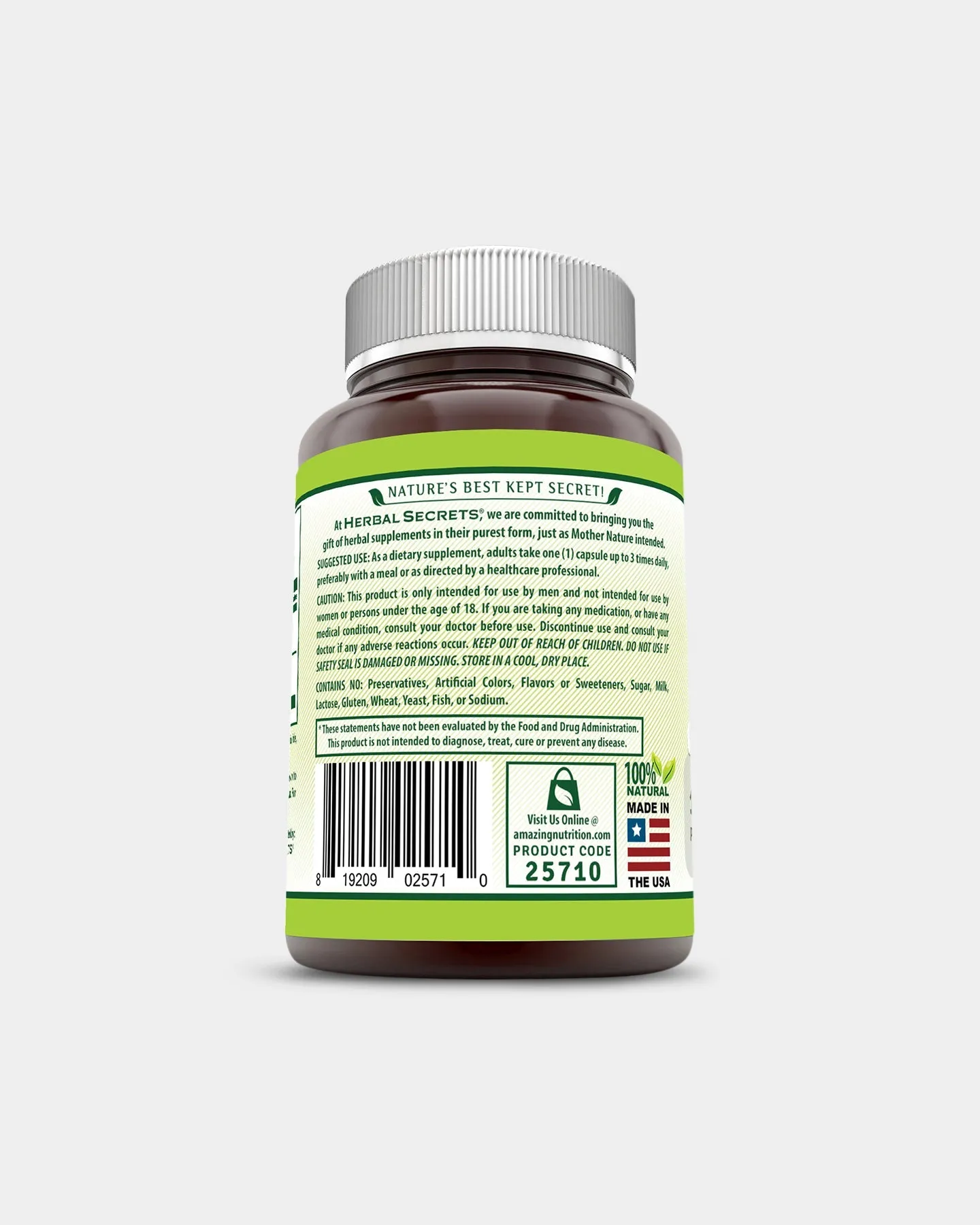 Herbal Secrets Saw Palmetto Complex 1200mg