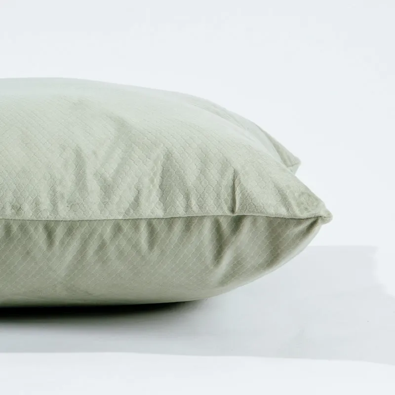 HOME.LIFE Luxe Collection Embossed Velvet Scatter - Sage