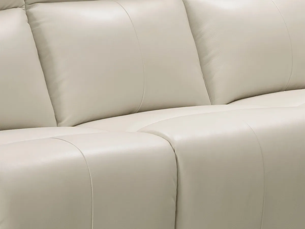 Keegan 2-pc Leather Power Reclining Sofa and Chair with Power Headrests