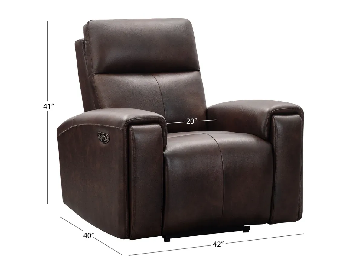 Keegan 2-pc Leather Power Reclining Sofa and Chair with Power Headrests