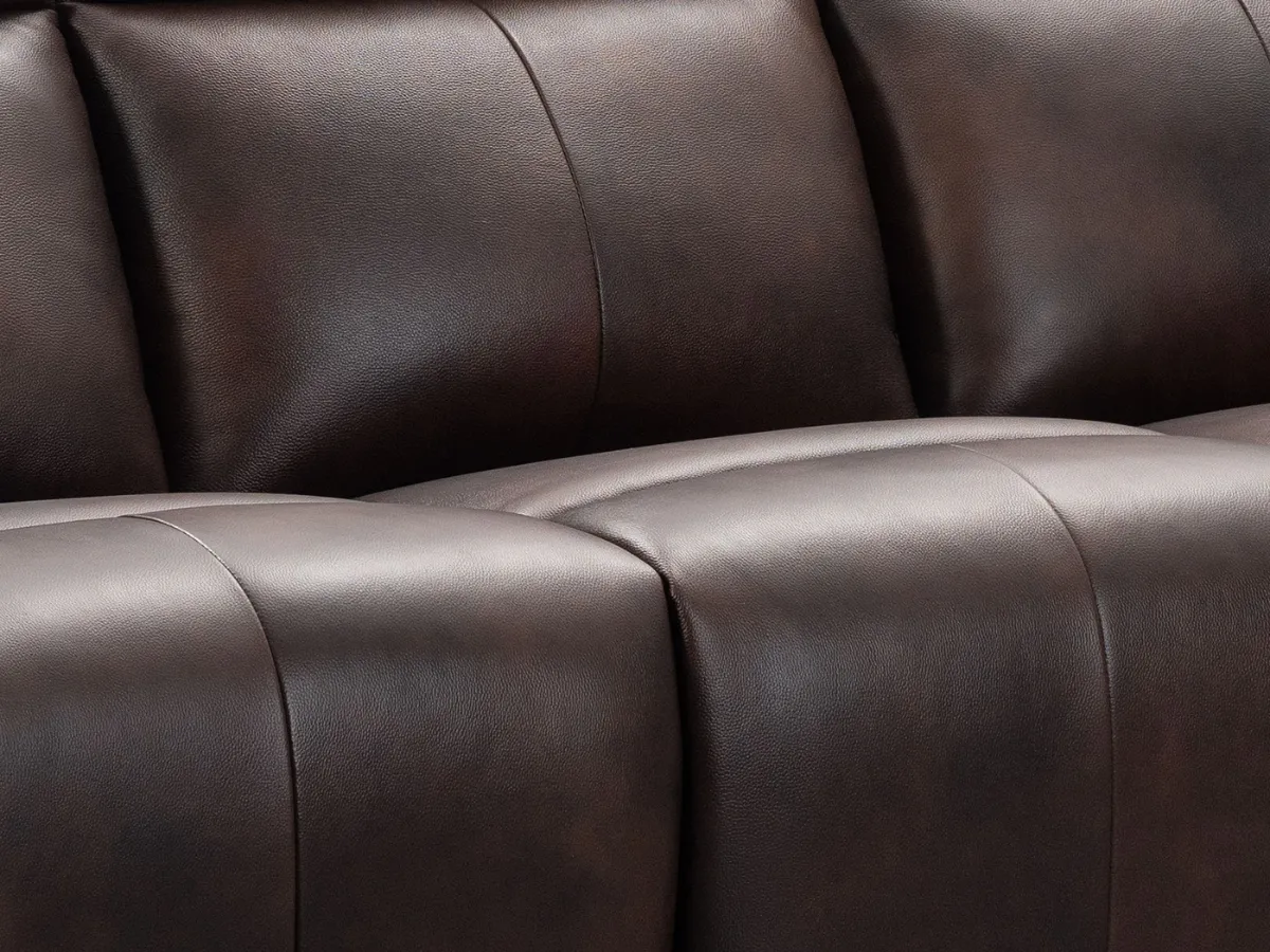 Keegan 2-pc Leather Power Reclining Sofa and Chair with Power Headrests