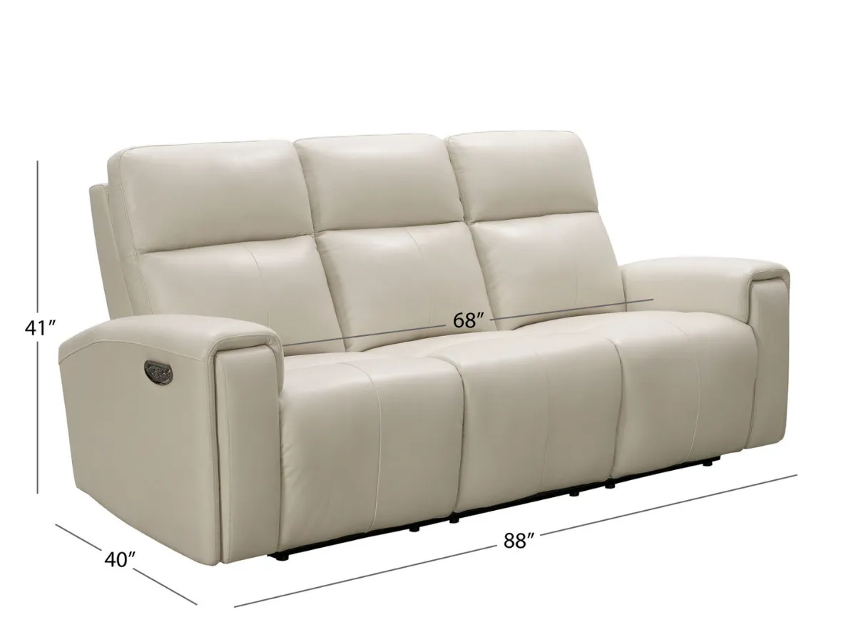 Keegan 2-pc Leather Power Reclining Sofa and Chair with Power Headrests