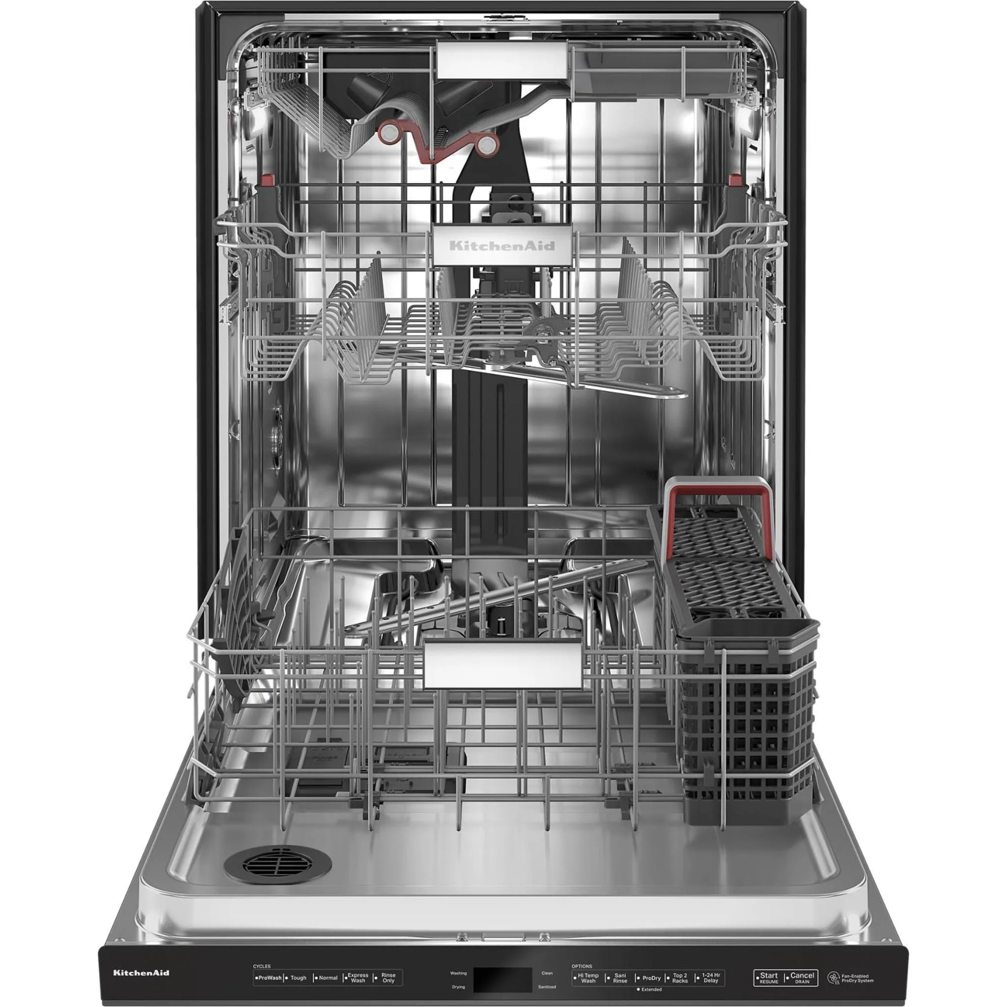 KitchenAid  44 dBA Dishwasher with FreeFlex Third Rack and LED Interior Lighting (KDPM804KBS)