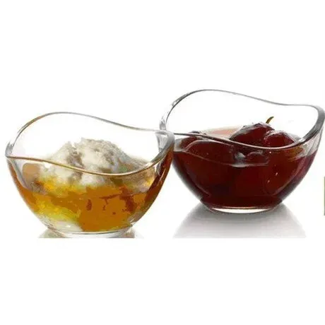 Lav Vira Mini Glass Pinch Bowls Set of 6, Condiment Bowl, 2.25 oz