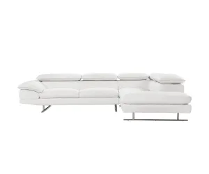 Mauro Leather Right Sectional