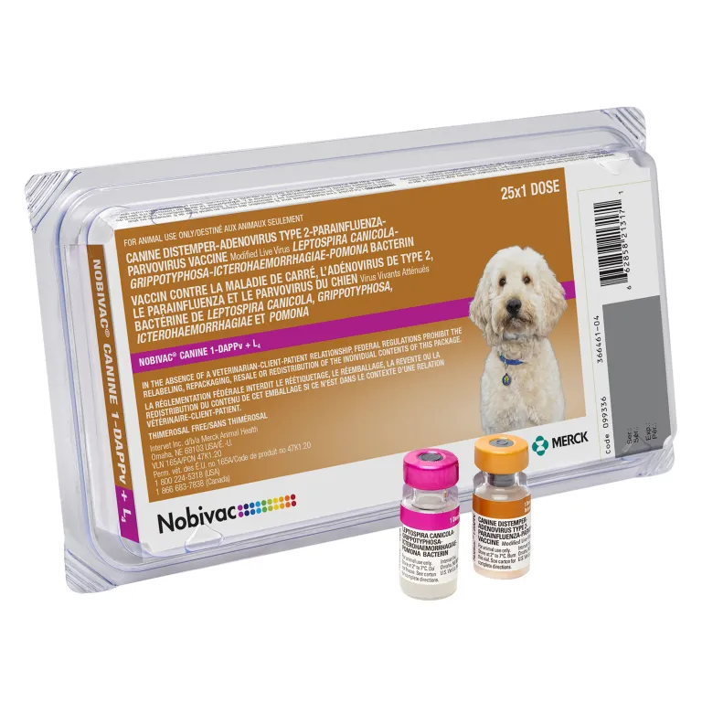 Merck Nobivac 9-way Vaccine Canine 1-DAPPv L4
