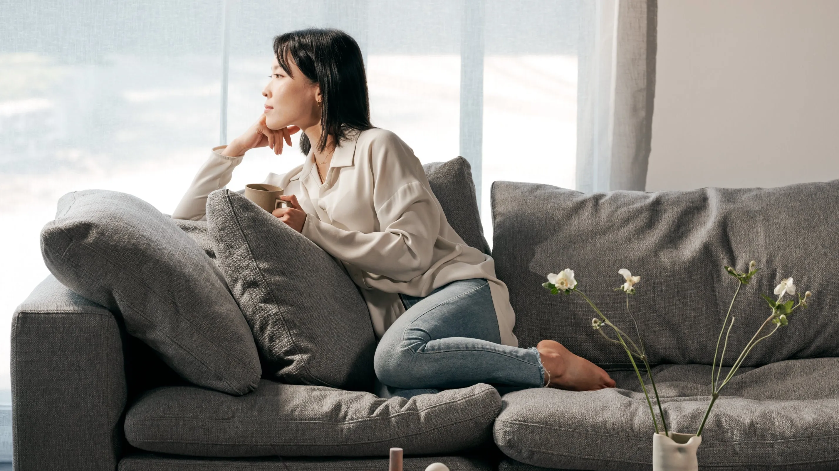 Movie Night™ 3-Piece Modular Sofa Standard Mist