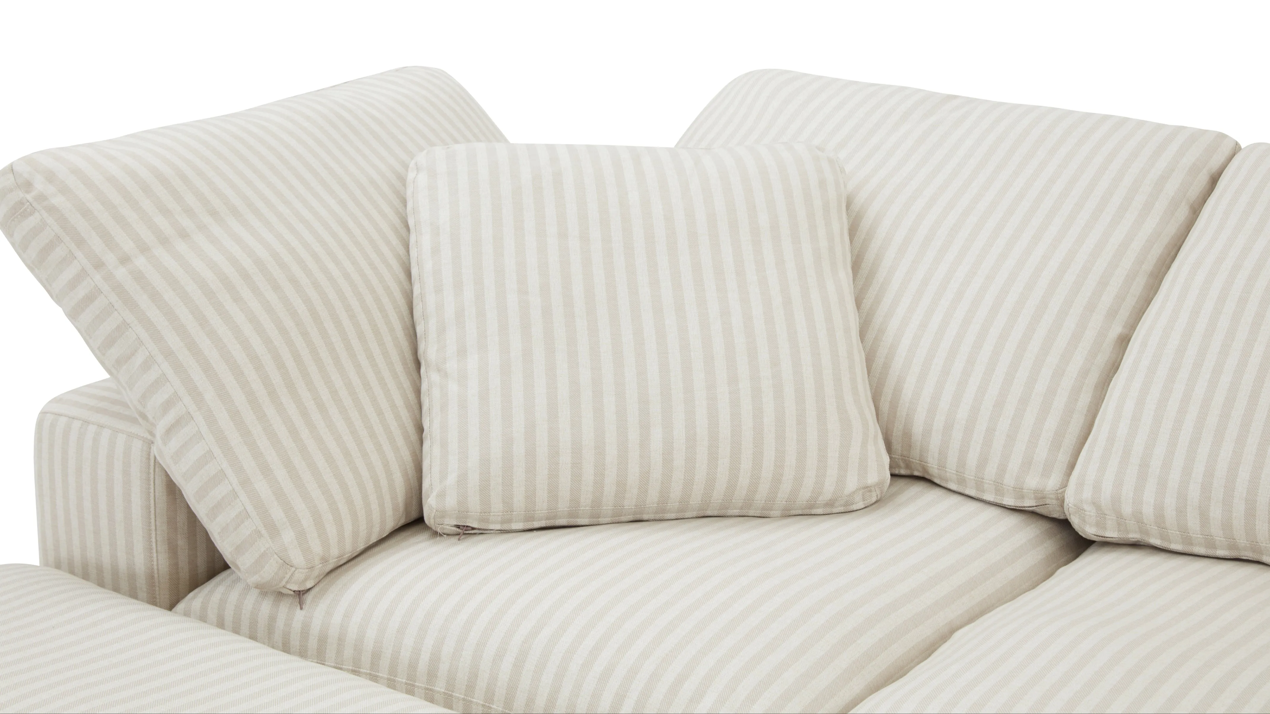 Movie Night™ 4-Piece Modular Sectional Closed, Standard, Newport Stripe
