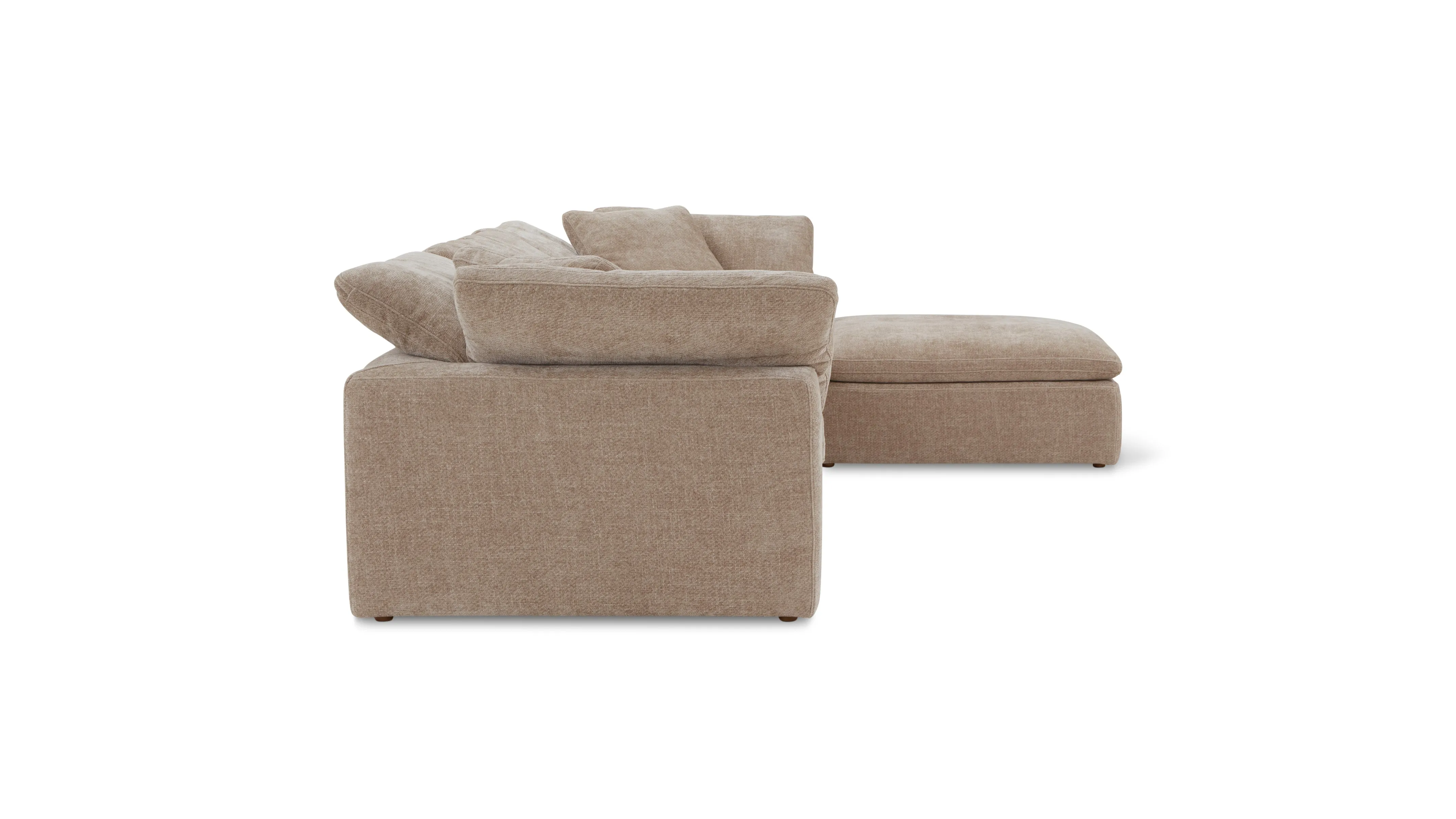 Movie Night™ 4-Piece Modular Sectional, Large, Champagne