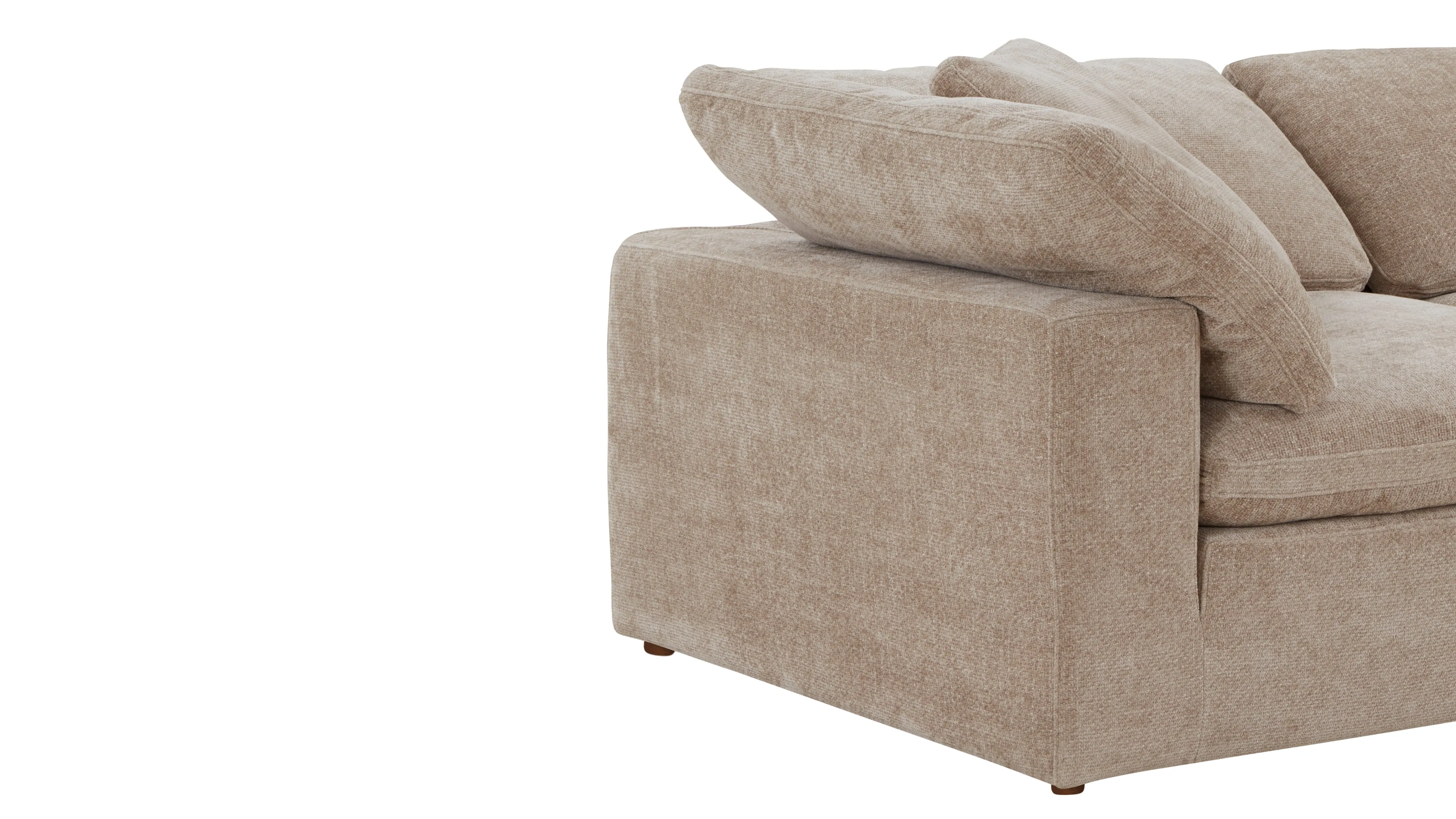 Movie Night™ 4-Piece Modular Sectional, Large, Champagne
