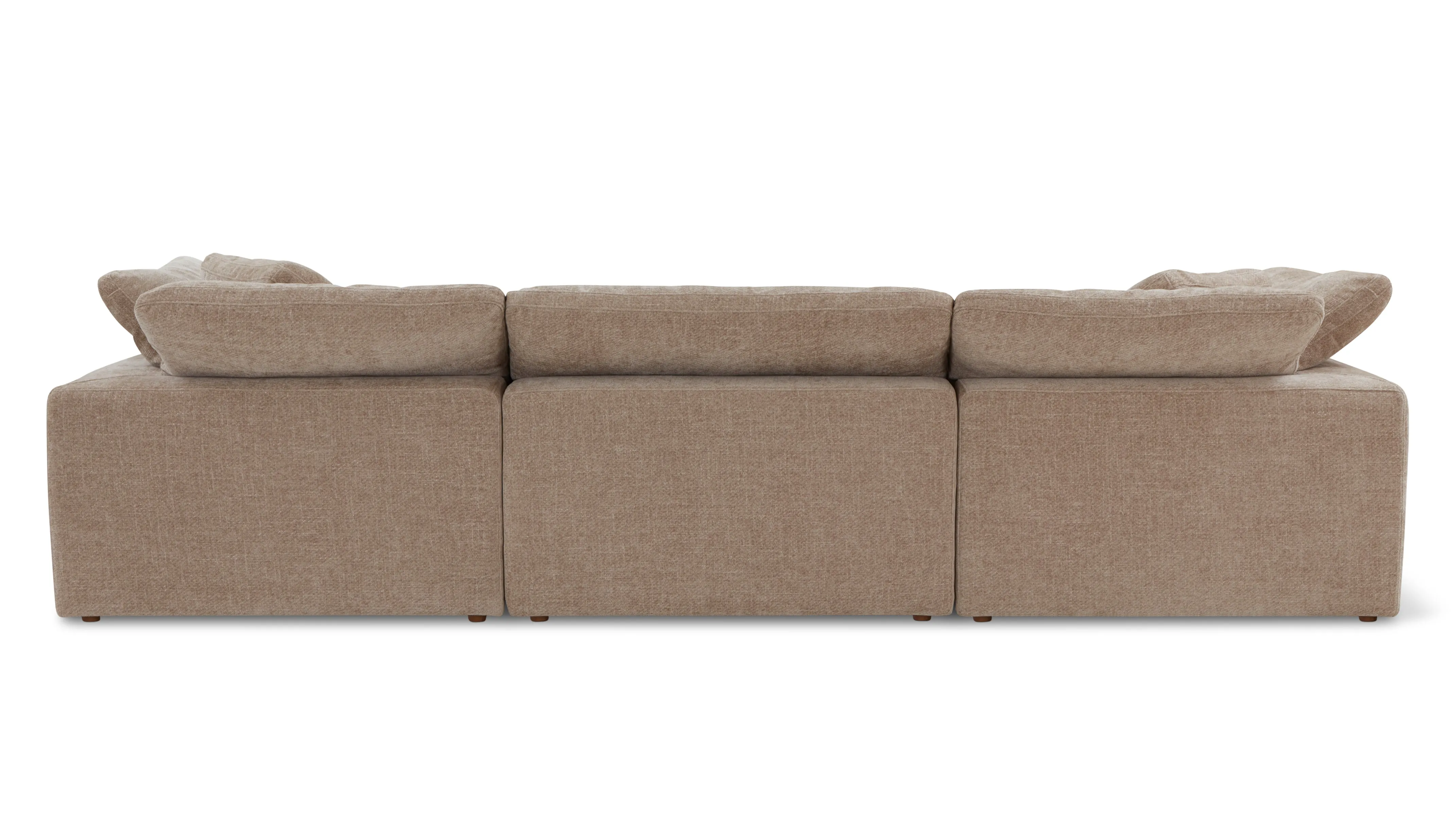 Movie Night™ 4-Piece Modular Sectional, Large, Champagne